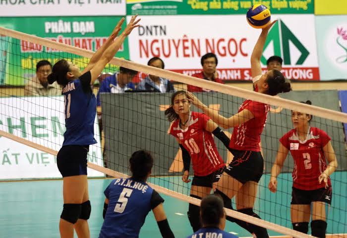 Hai Duong female team enters final round of 2019 National Class A Volleyball Championship